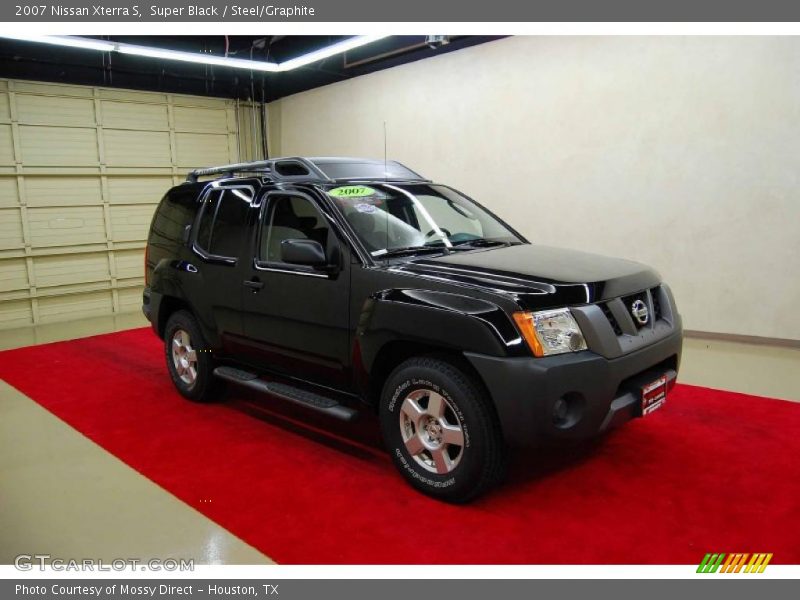 Super Black / Steel/Graphite 2007 Nissan Xterra S
