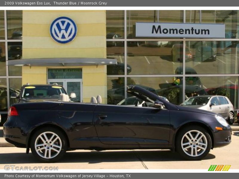 Thunder Blue / Moonrock Grey 2009 Volkswagen Eos Lux