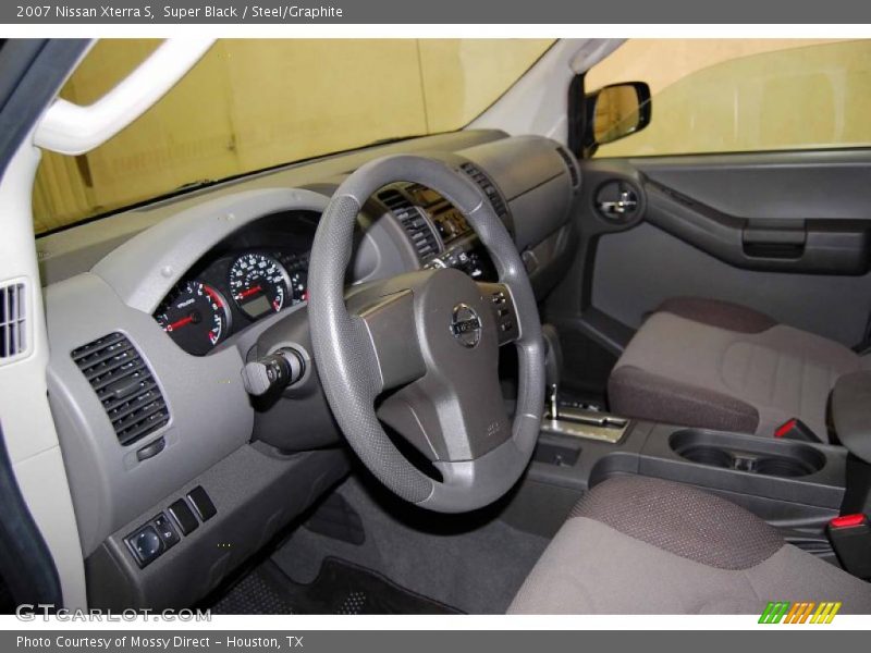 Super Black / Steel/Graphite 2007 Nissan Xterra S