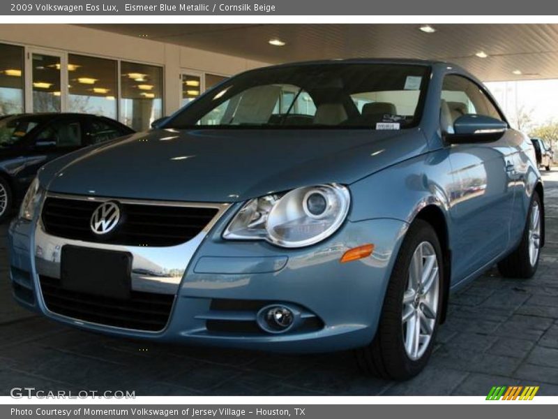 Eismeer Blue Metallic / Cornsilk Beige 2009 Volkswagen Eos Lux