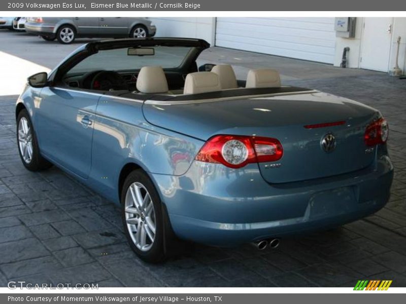 Eismeer Blue Metallic / Cornsilk Beige 2009 Volkswagen Eos Lux