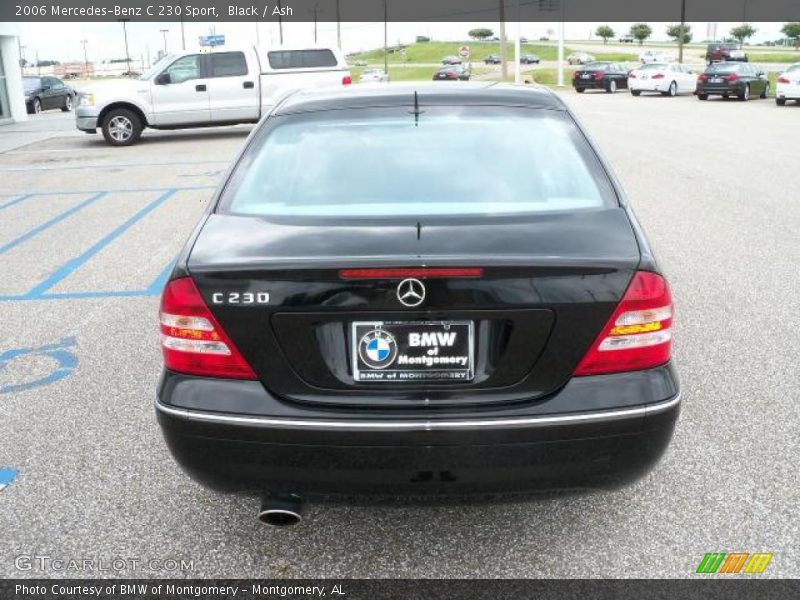 Black / Ash 2006 Mercedes-Benz C 230 Sport