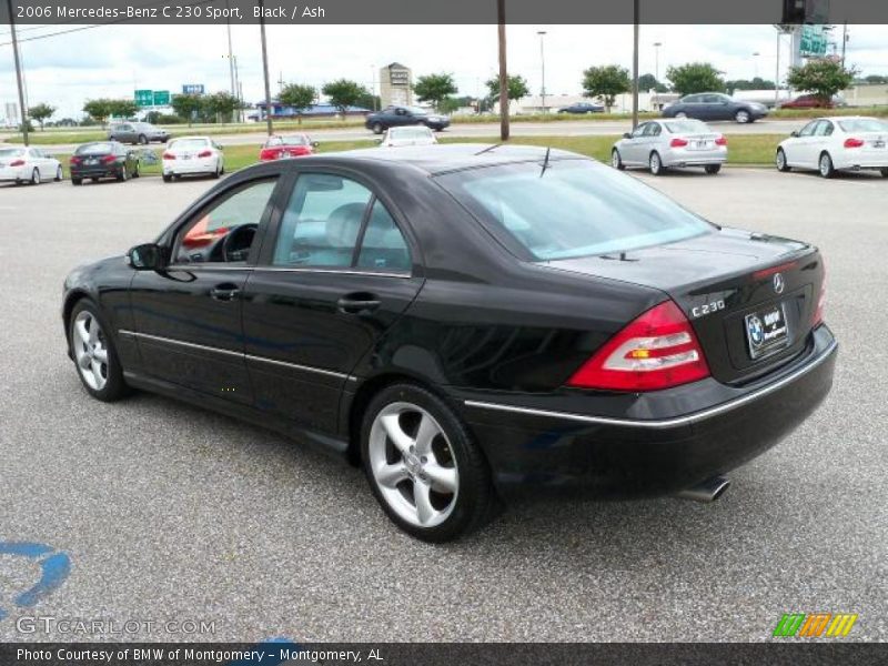 Black / Ash 2006 Mercedes-Benz C 230 Sport