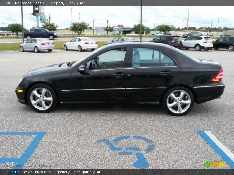 Black / Ash 2006 Mercedes-Benz C 230 Sport