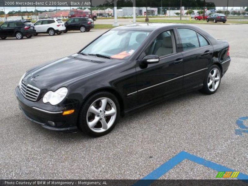 Black / Ash 2006 Mercedes-Benz C 230 Sport