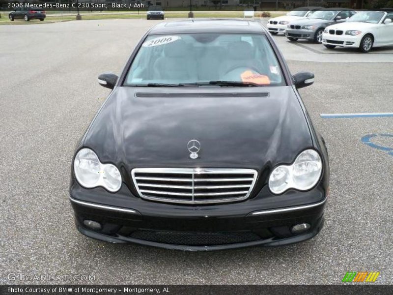 Black / Ash 2006 Mercedes-Benz C 230 Sport