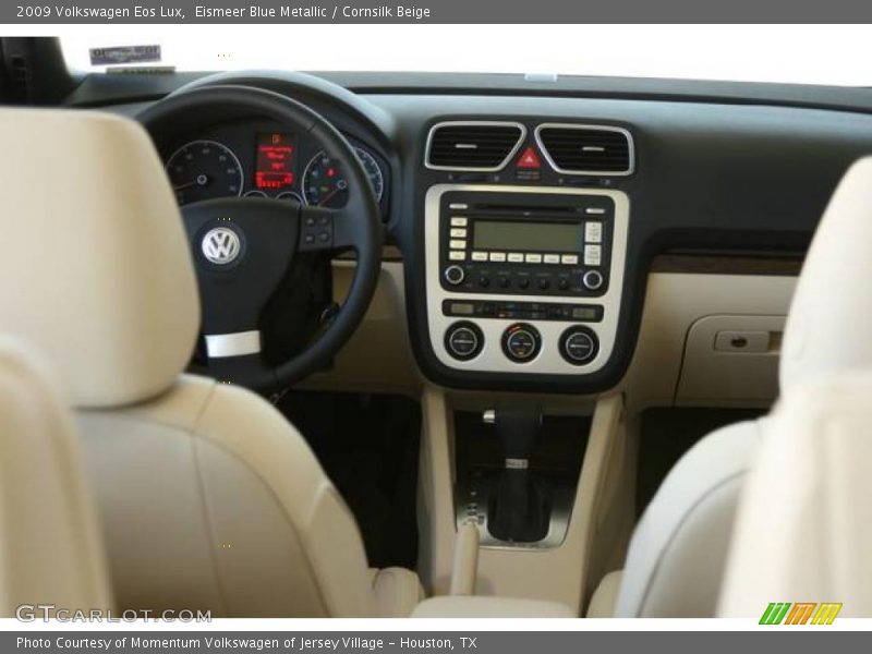 Eismeer Blue Metallic / Cornsilk Beige 2009 Volkswagen Eos Lux