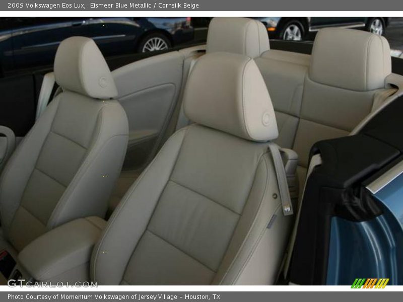 Eismeer Blue Metallic / Cornsilk Beige 2009 Volkswagen Eos Lux