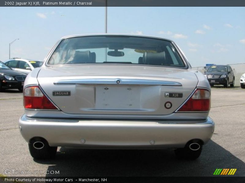 Platinum Metallic / Charcoal 2002 Jaguar XJ XJ8