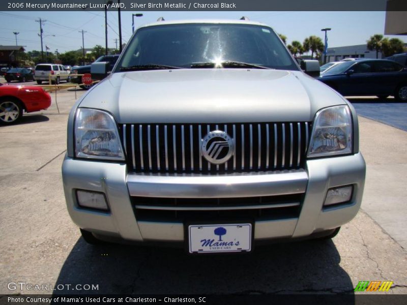 Silver Birch Metallic / Charcoal Black 2006 Mercury Mountaineer Luxury AWD