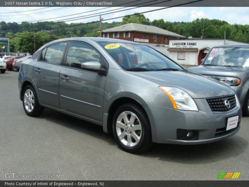 Magnetic Gray / Charcoal/Steel 2007 Nissan Sentra 2.0 SL