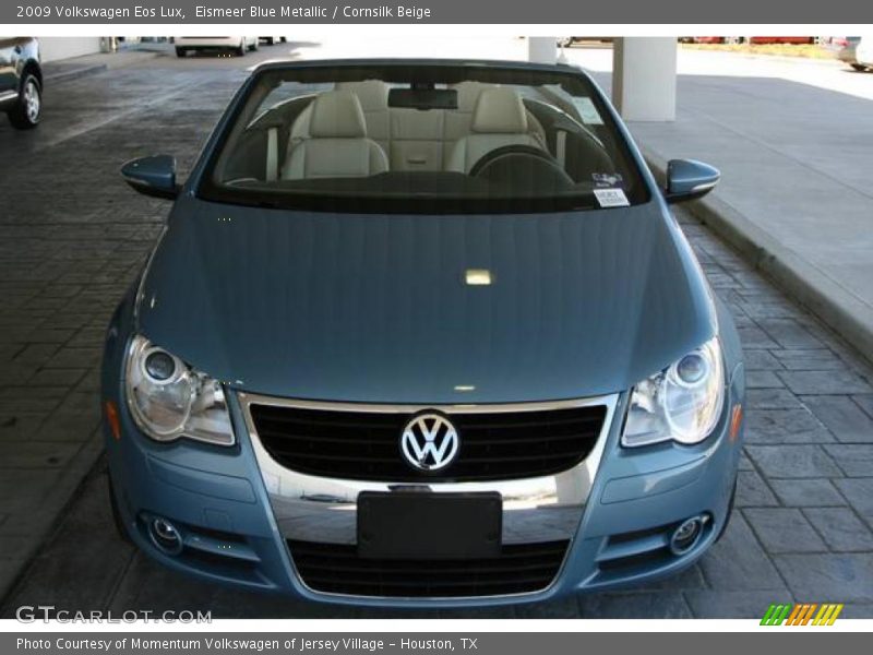 Eismeer Blue Metallic / Cornsilk Beige 2009 Volkswagen Eos Lux