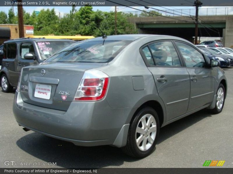 Magnetic Gray / Charcoal/Steel 2007 Nissan Sentra 2.0 SL