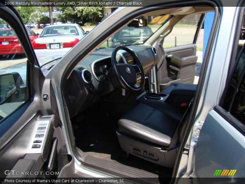 Silver Birch Metallic / Charcoal Black 2006 Mercury Mountaineer Luxury AWD