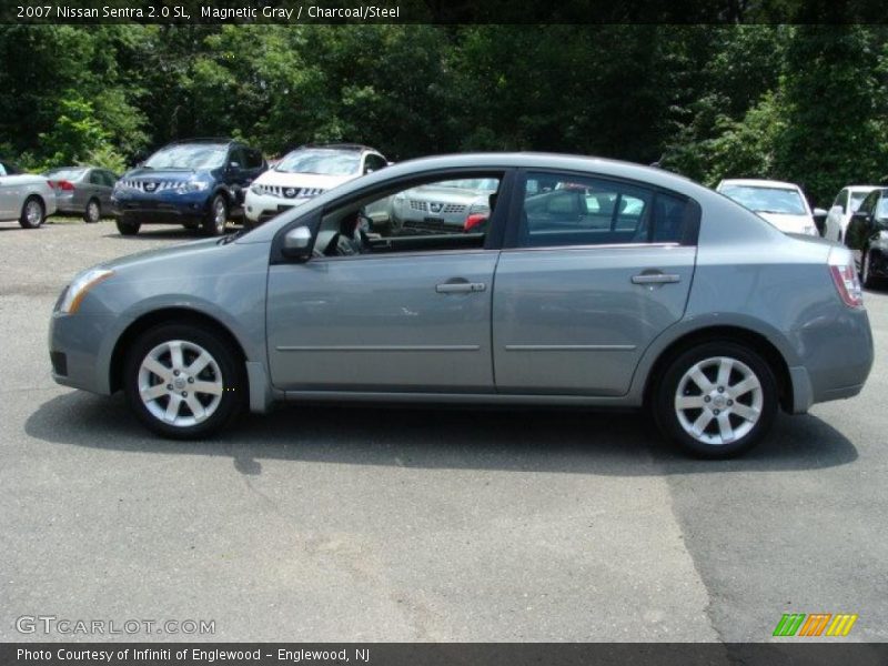 Magnetic Gray / Charcoal/Steel 2007 Nissan Sentra 2.0 SL