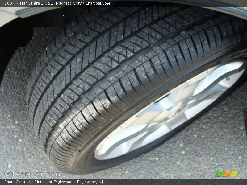 Magnetic Gray / Charcoal/Steel 2007 Nissan Sentra 2.0 SL
