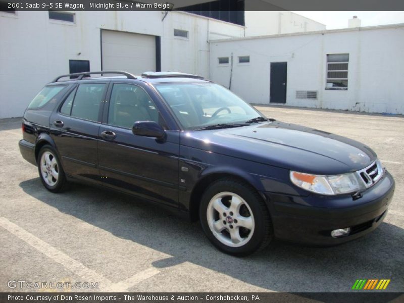 Midnight Blue / Warm Beige 2001 Saab 9-5 SE Wagon