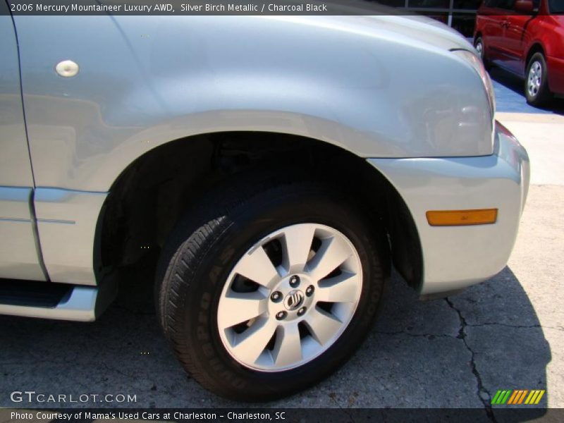 Silver Birch Metallic / Charcoal Black 2006 Mercury Mountaineer Luxury AWD