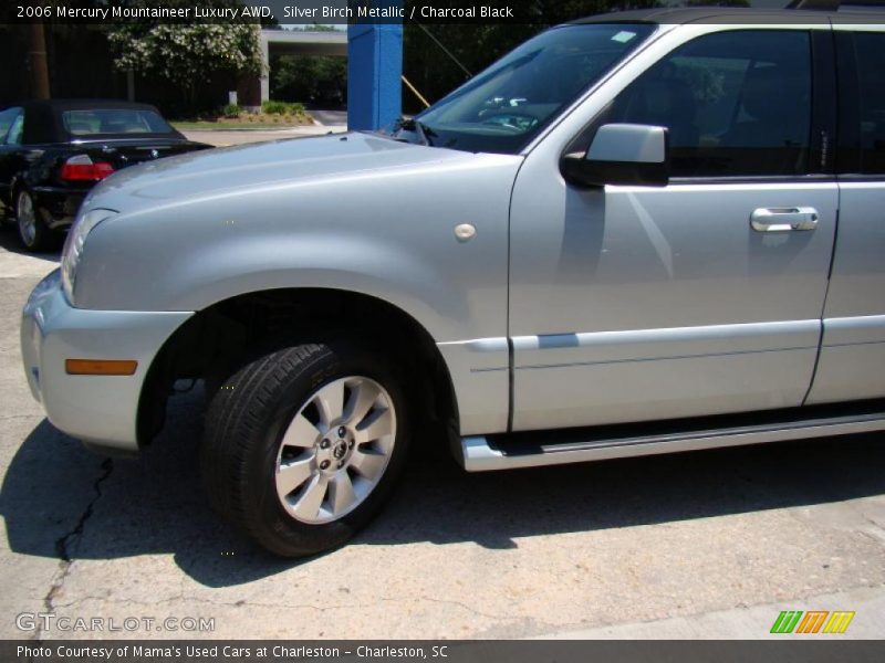Silver Birch Metallic / Charcoal Black 2006 Mercury Mountaineer Luxury AWD