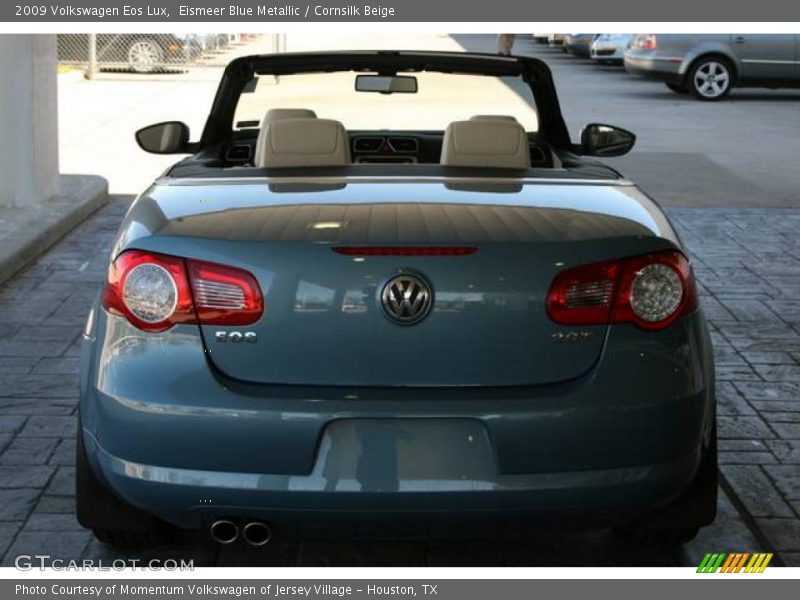 Eismeer Blue Metallic / Cornsilk Beige 2009 Volkswagen Eos Lux