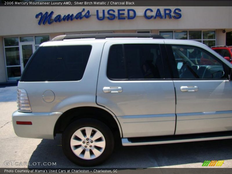 Silver Birch Metallic / Charcoal Black 2006 Mercury Mountaineer Luxury AWD