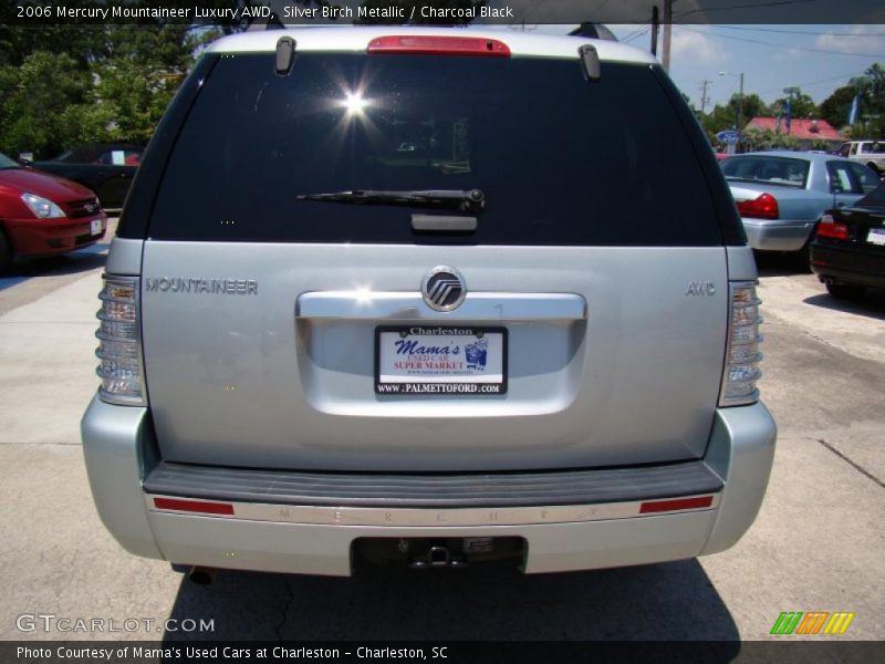 Silver Birch Metallic / Charcoal Black 2006 Mercury Mountaineer Luxury AWD