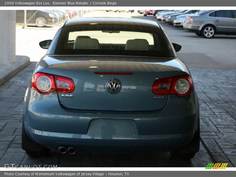 Eismeer Blue Metallic / Cornsilk Beige 2009 Volkswagen Eos Lux
