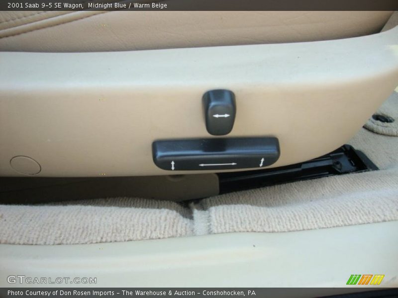 Midnight Blue / Warm Beige 2001 Saab 9-5 SE Wagon