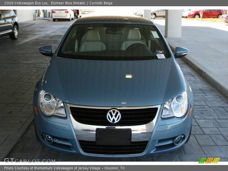 Eismeer Blue Metallic / Cornsilk Beige 2009 Volkswagen Eos Lux