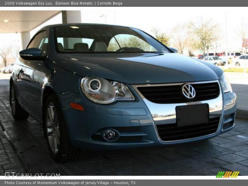 Eismeer Blue Metallic / Cornsilk Beige 2009 Volkswagen Eos Lux