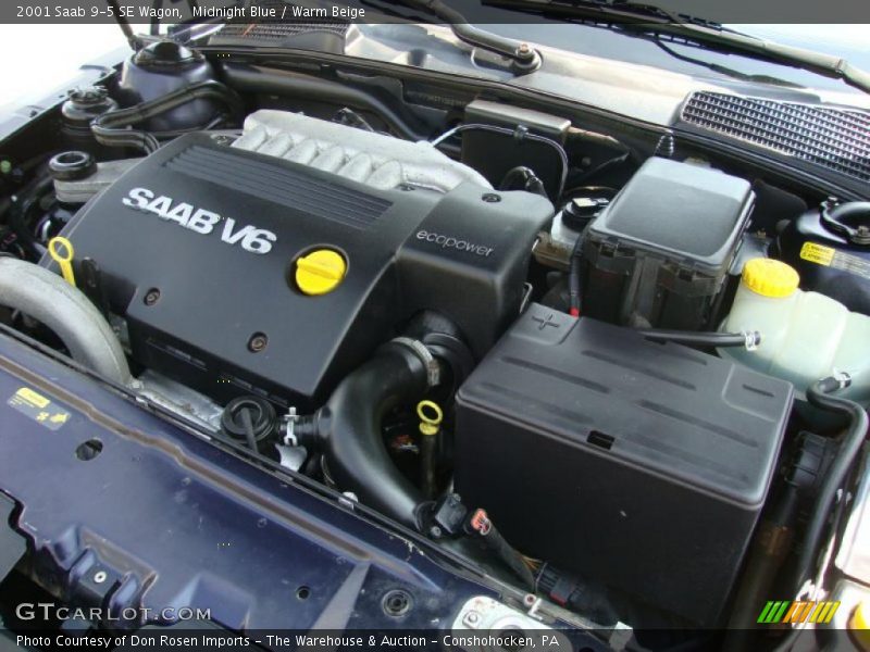 Midnight Blue / Warm Beige 2001 Saab 9-5 SE Wagon