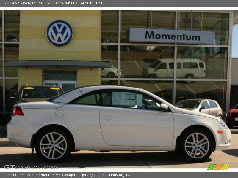 Candy White / Cornsilk Beige 2009 Volkswagen Eos Lux