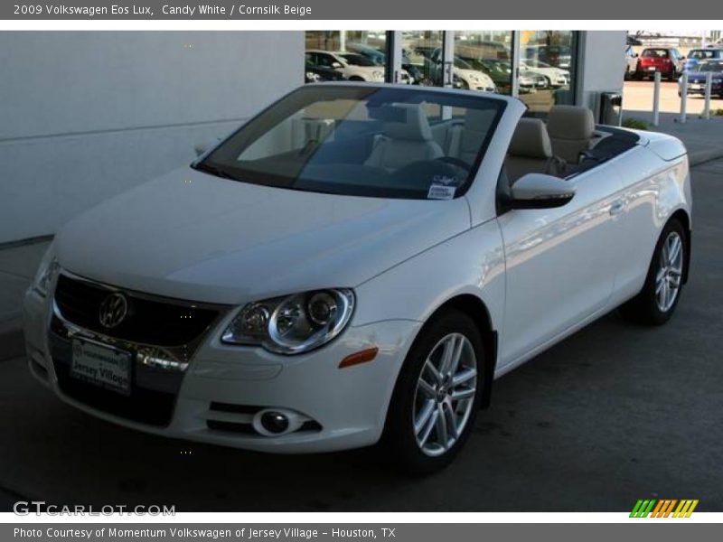 Candy White / Cornsilk Beige 2009 Volkswagen Eos Lux