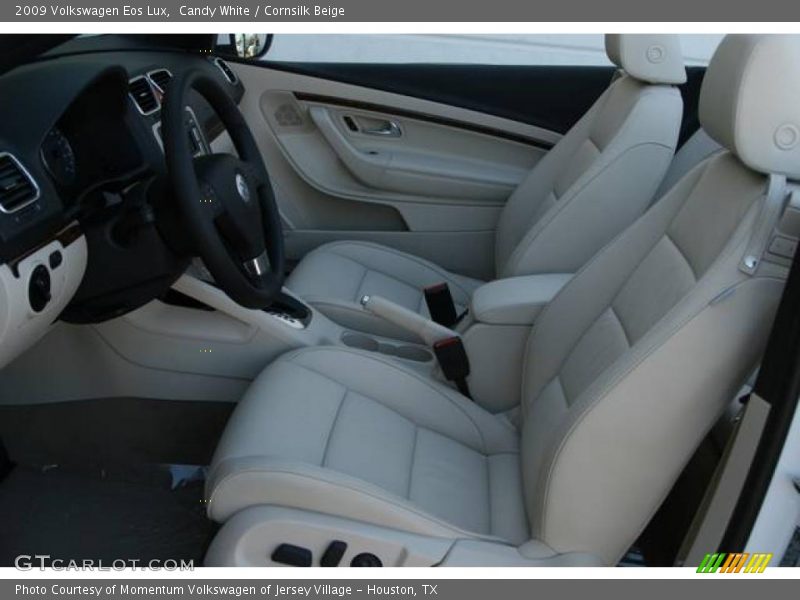 Candy White / Cornsilk Beige 2009 Volkswagen Eos Lux