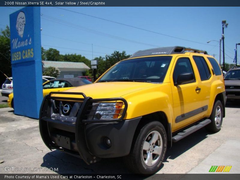 Solar Yellow / Steel/Graphite 2008 Nissan Xterra SE 4x4