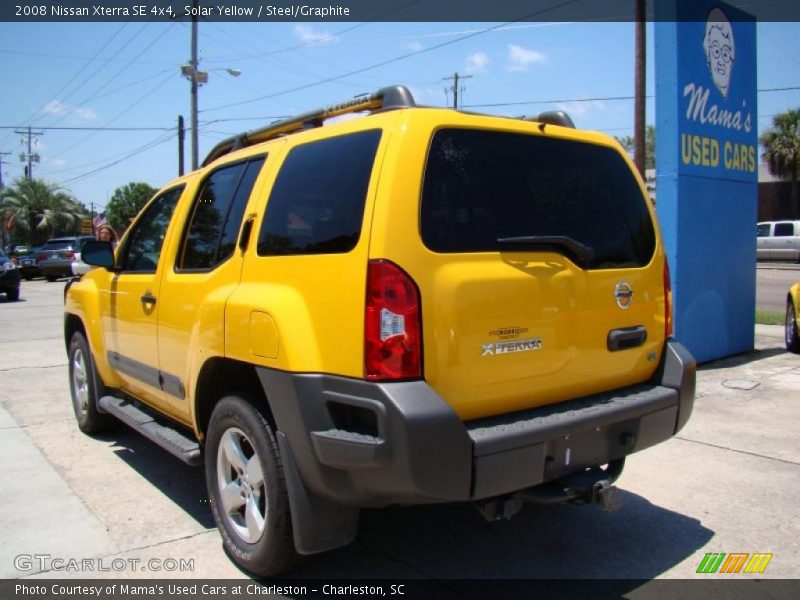 Solar Yellow / Steel/Graphite 2008 Nissan Xterra SE 4x4