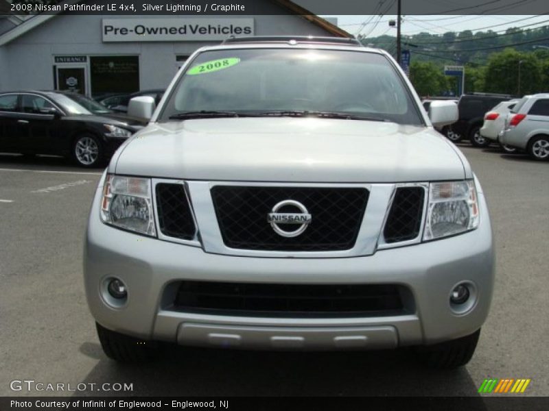 Silver Lightning / Graphite 2008 Nissan Pathfinder LE 4x4