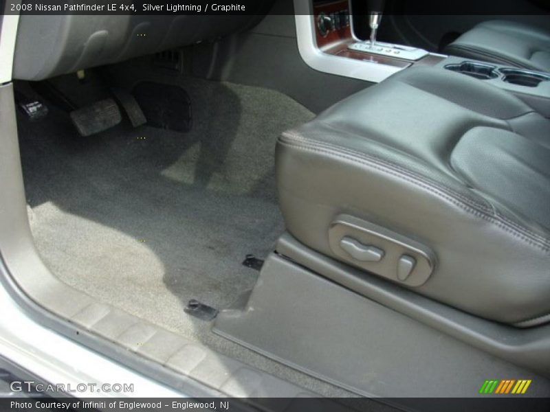 Silver Lightning / Graphite 2008 Nissan Pathfinder LE 4x4