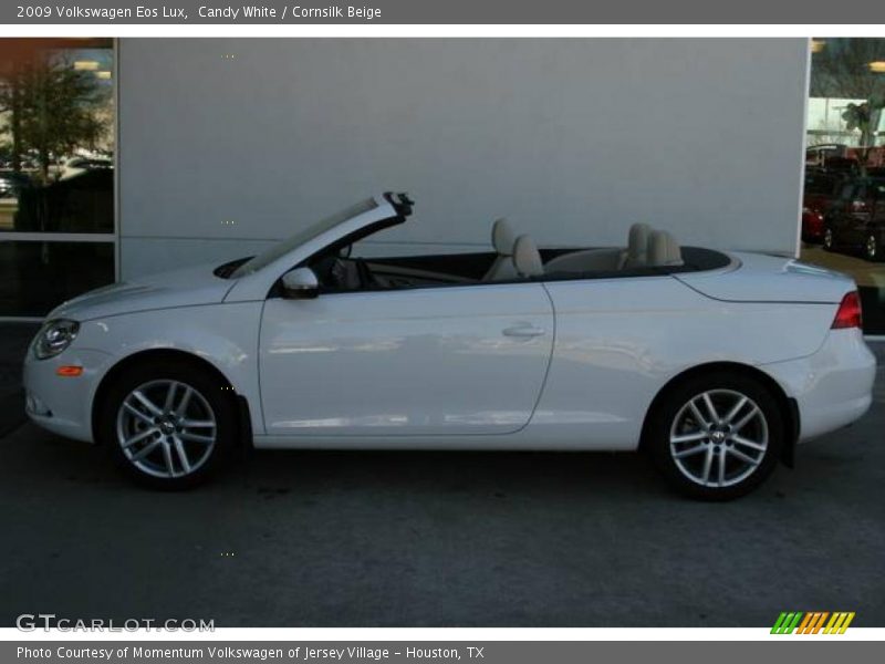 Candy White / Cornsilk Beige 2009 Volkswagen Eos Lux