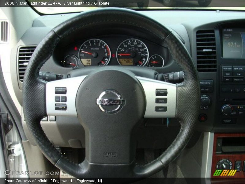 Silver Lightning / Graphite 2008 Nissan Pathfinder LE 4x4