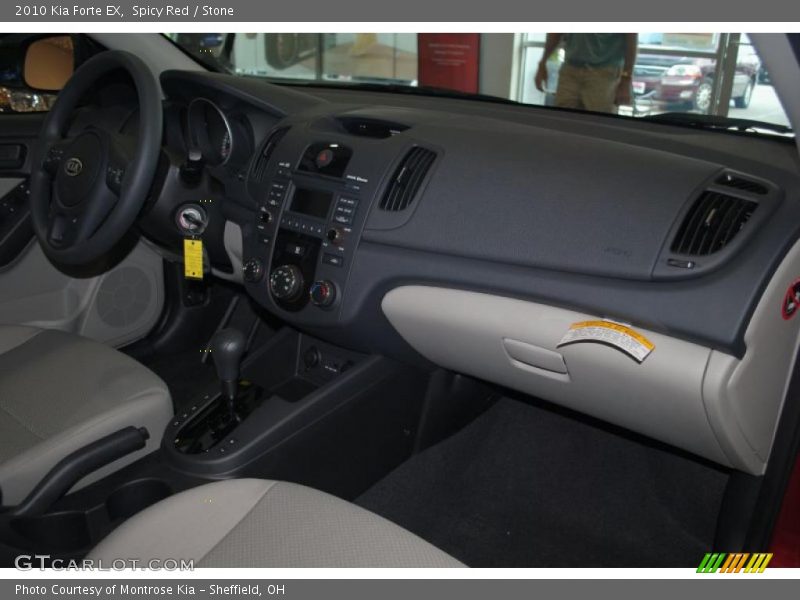 Spicy Red / Stone 2010 Kia Forte EX