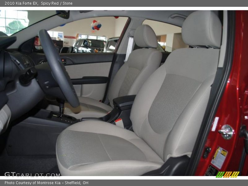 Spicy Red / Stone 2010 Kia Forte EX