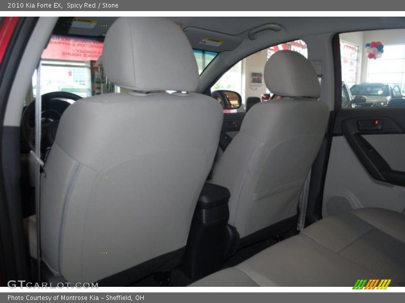 Spicy Red / Stone 2010 Kia Forte EX