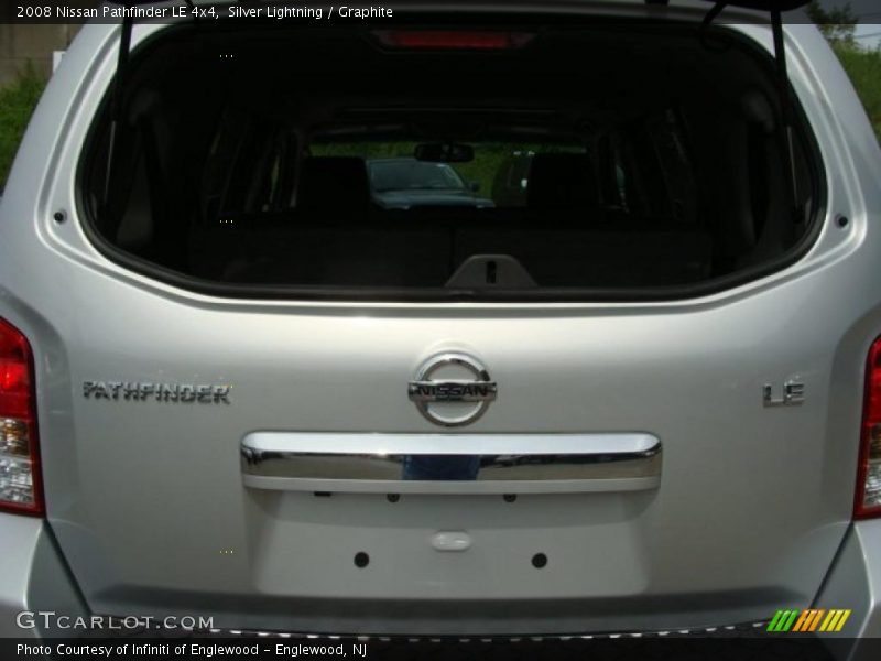 Silver Lightning / Graphite 2008 Nissan Pathfinder LE 4x4
