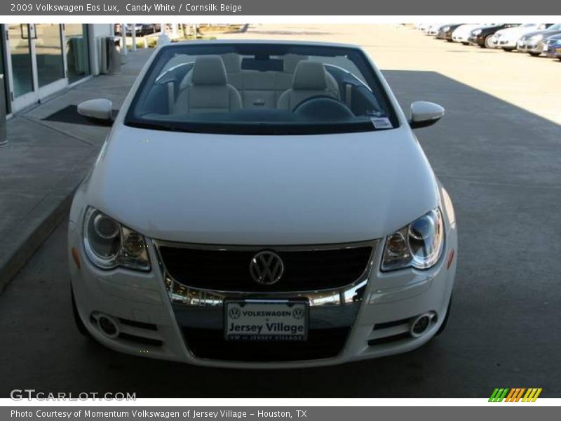 Candy White / Cornsilk Beige 2009 Volkswagen Eos Lux
