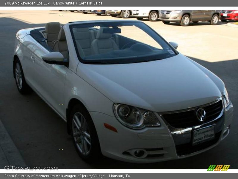Candy White / Cornsilk Beige 2009 Volkswagen Eos Lux