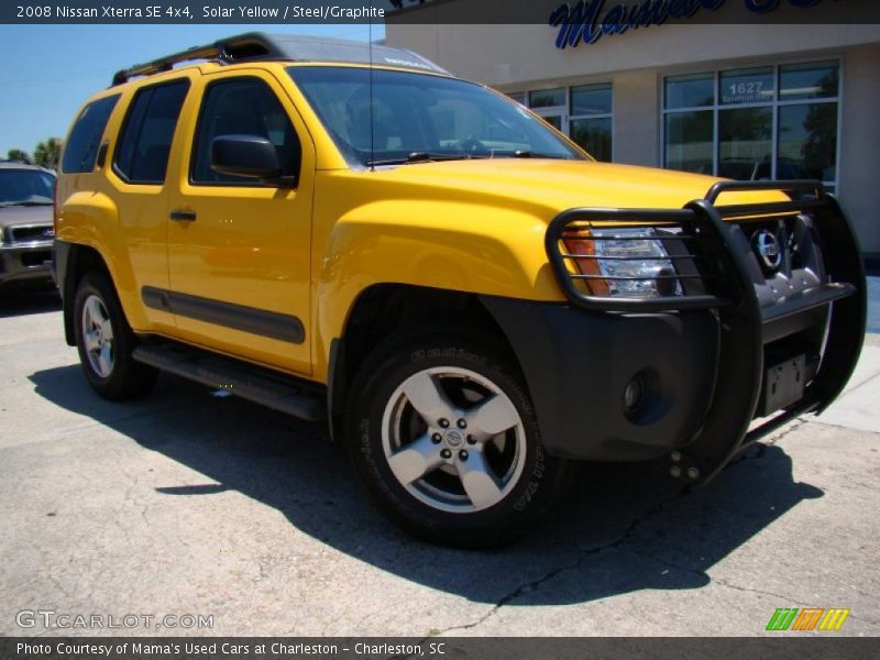 Solar Yellow / Steel/Graphite 2008 Nissan Xterra SE 4x4