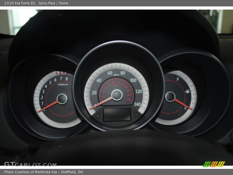 Spicy Red / Stone 2010 Kia Forte EX