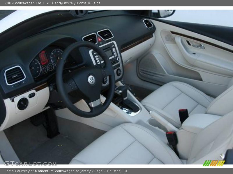 Candy White / Cornsilk Beige 2009 Volkswagen Eos Lux