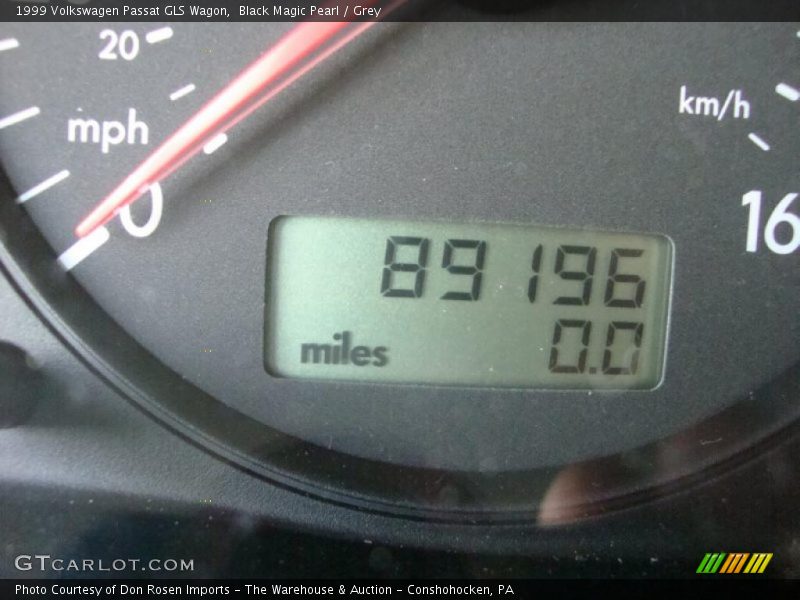 Black Magic Pearl / Grey 1999 Volkswagen Passat GLS Wagon